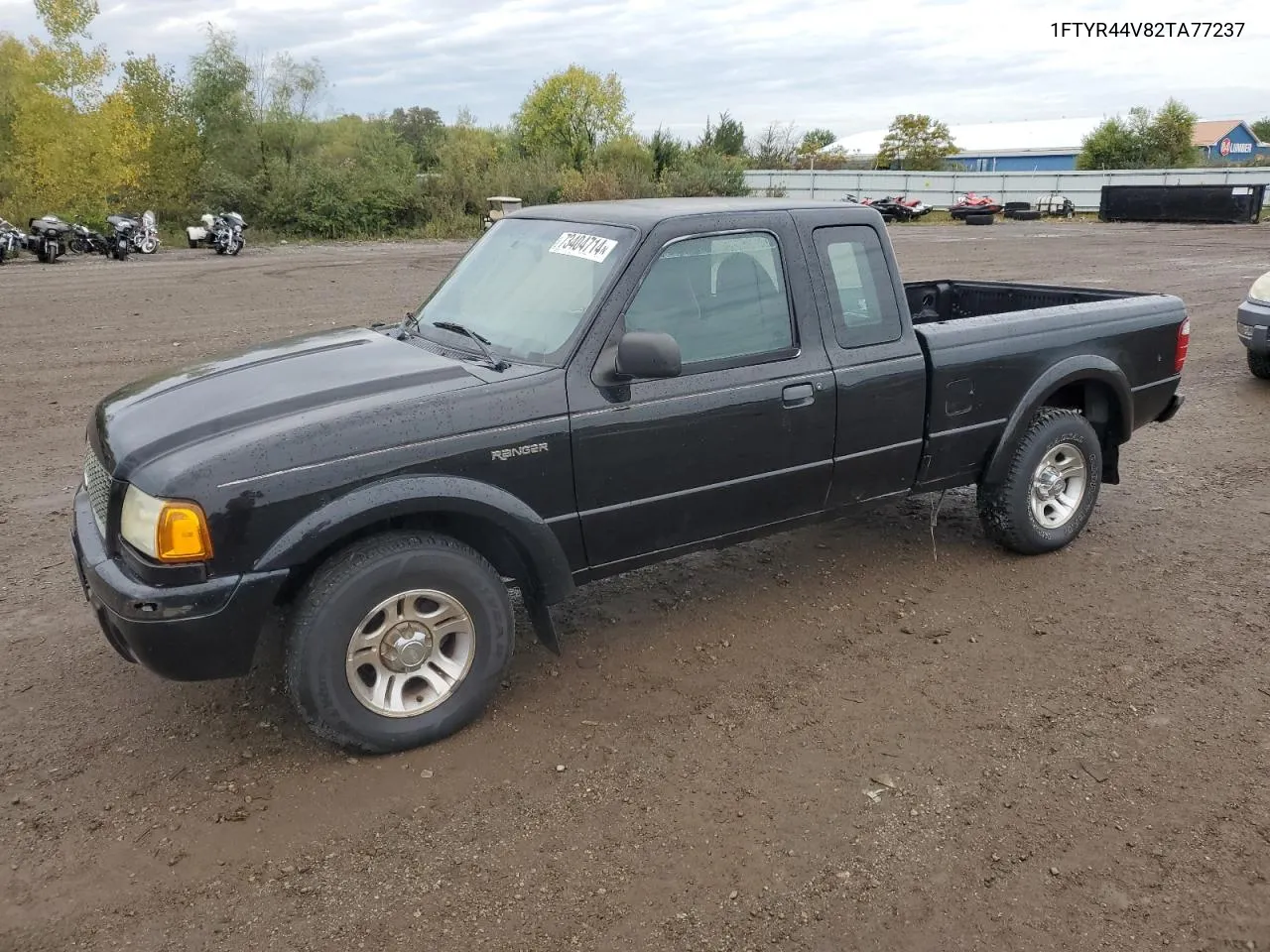 2002 Ford Ranger Super Cab VIN: 1FTYR44V82TA77237 Lot: 73404714