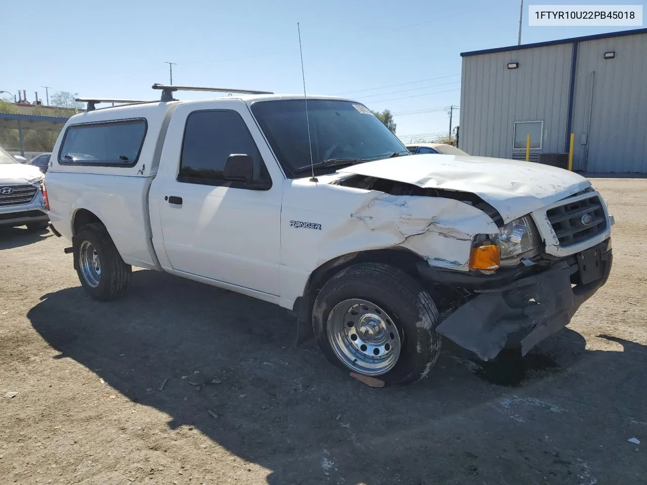 2002 Ford Ranger VIN: 1FTYR10U22PB45018 Lot: 73612724