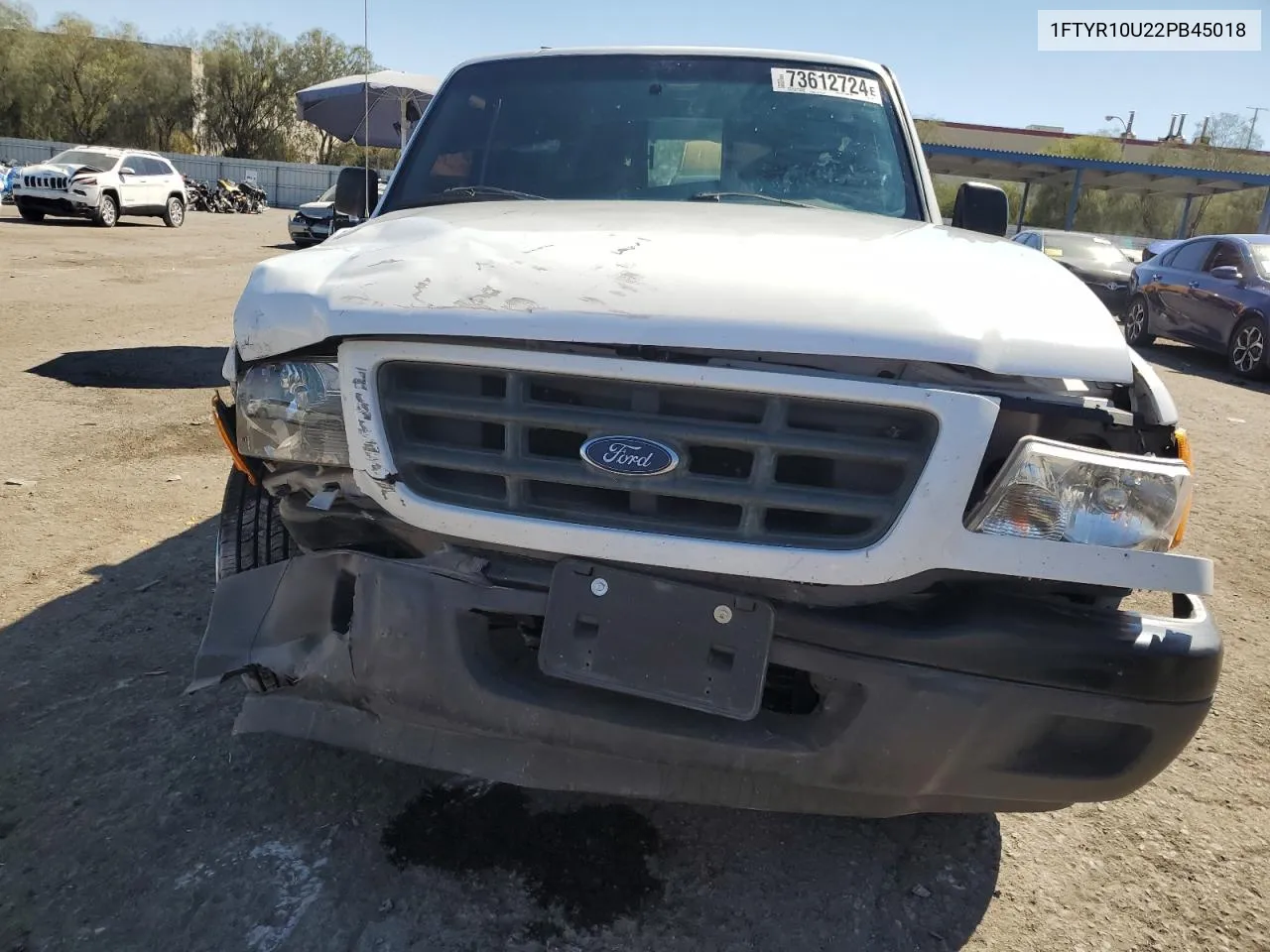 2002 Ford Ranger VIN: 1FTYR10U22PB45018 Lot: 73612724