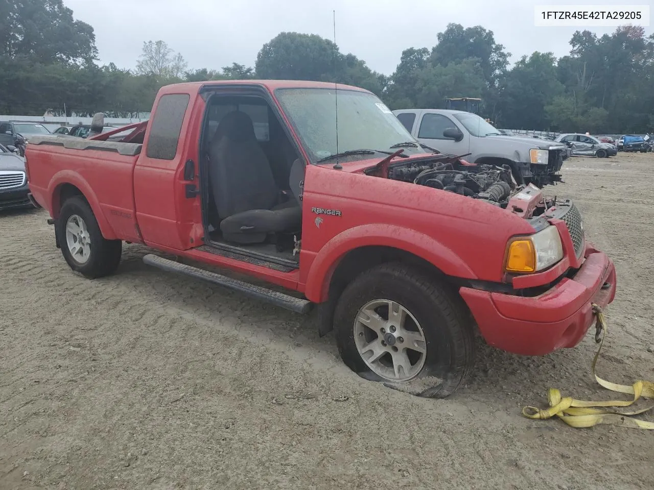 2002 Ford Ranger Super Cab VIN: 1FTZR45E42TA29205 Lot: 73612874