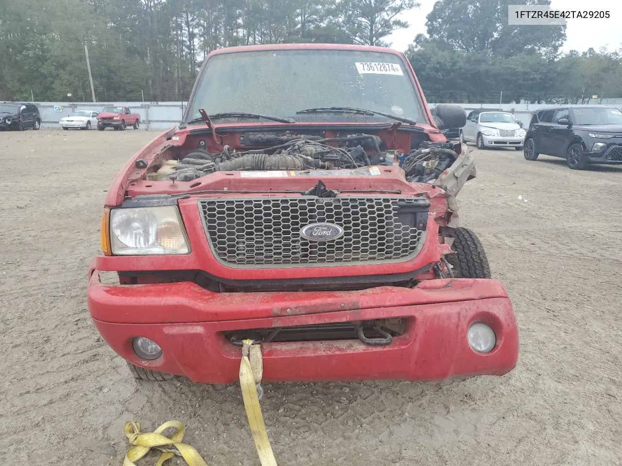 2002 Ford Ranger Super Cab VIN: 1FTZR45E42TA29205 Lot: 73612874