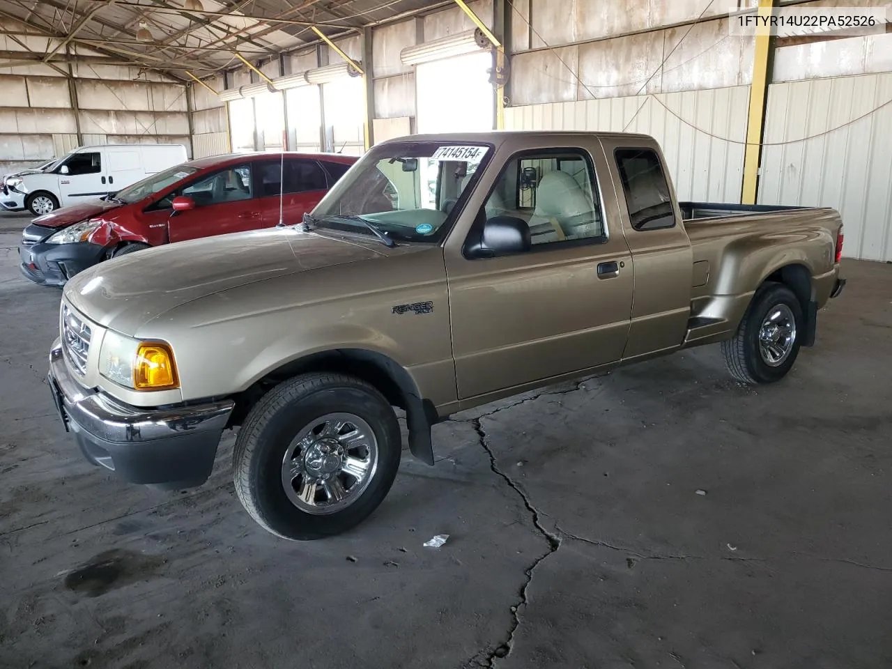 2002 Ford Ranger Super Cab VIN: 1FTYR14U22PA52526 Lot: 74145154