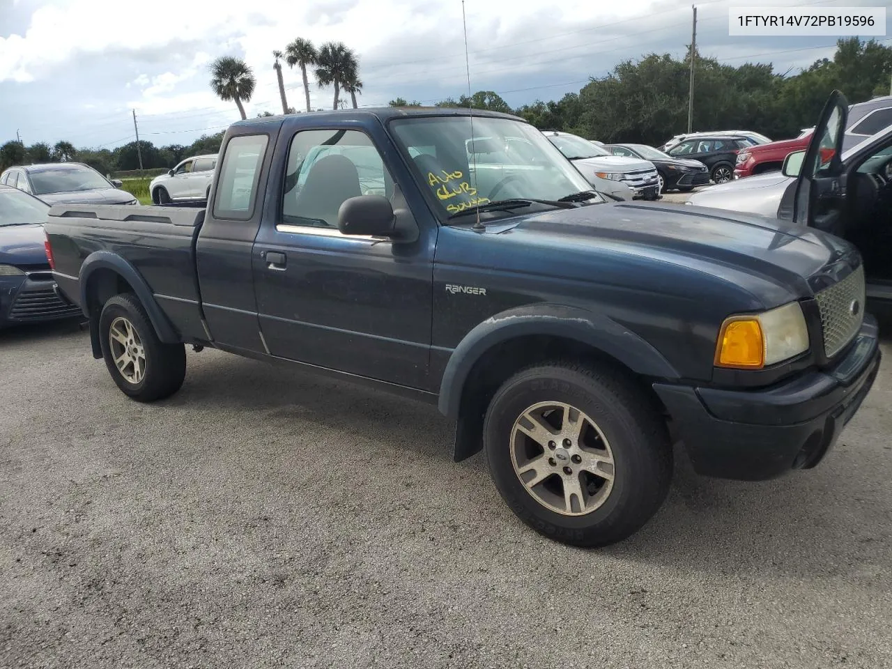 2002 Ford Ranger Super Cab VIN: 1FTYR14V72PB19596 Lot: 74273324