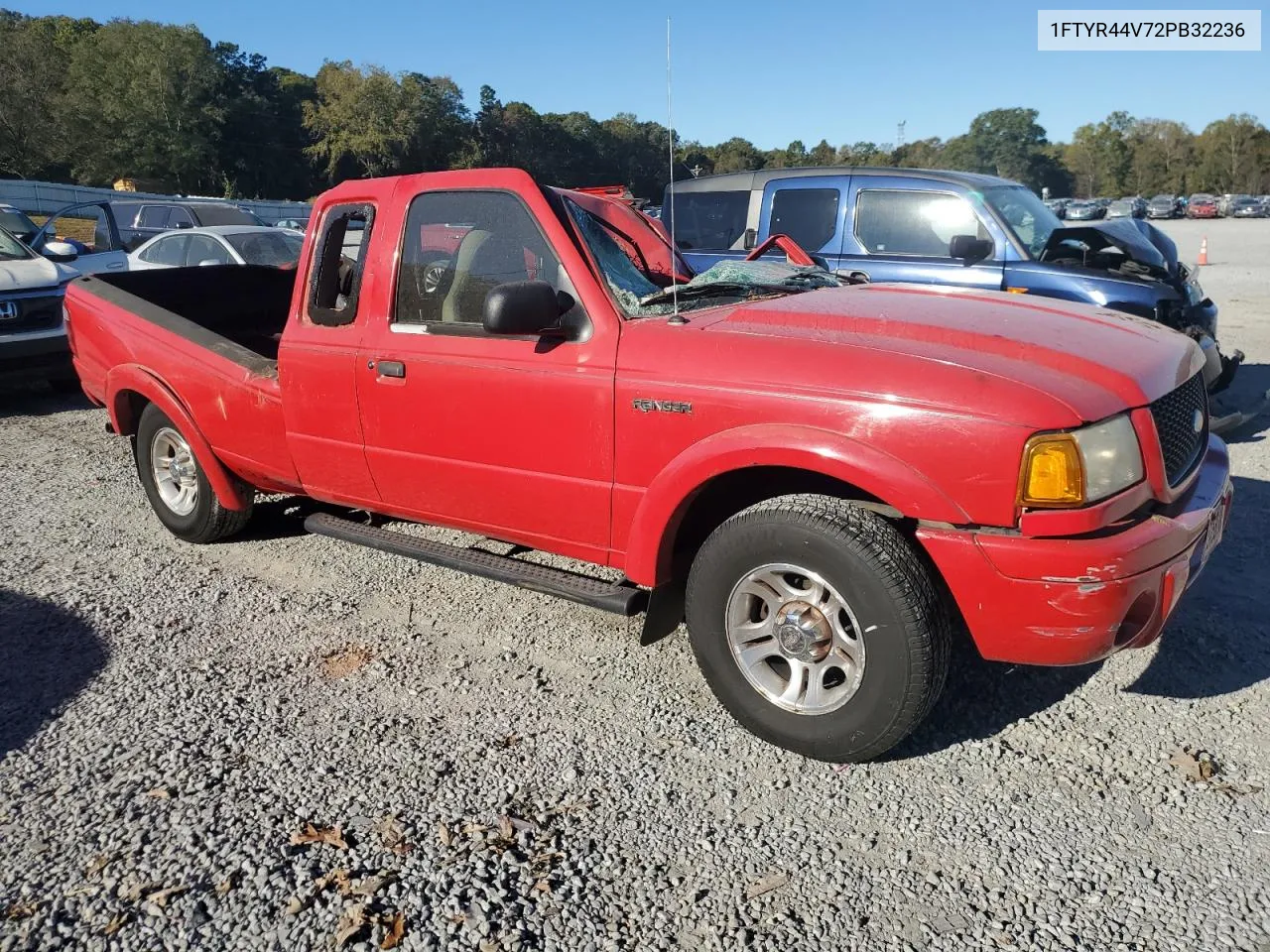 2002 Ford Ranger Super Cab VIN: 1FTYR44V72PB32236 Lot: 74487834