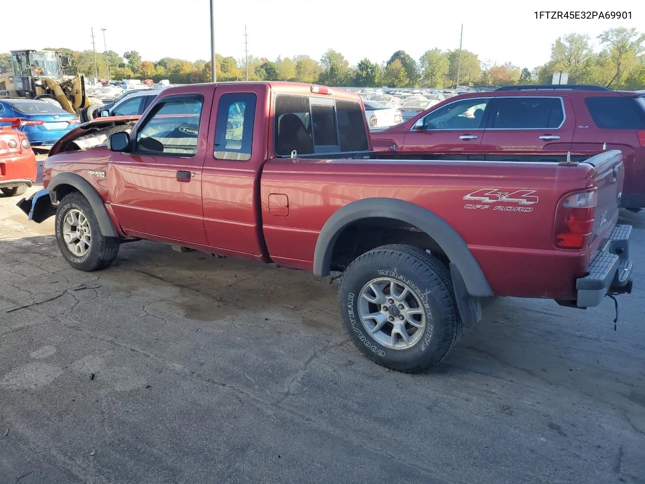 2002 Ford Ranger Super Cab VIN: 1FTZR45E32PA69901 Lot: 74611064