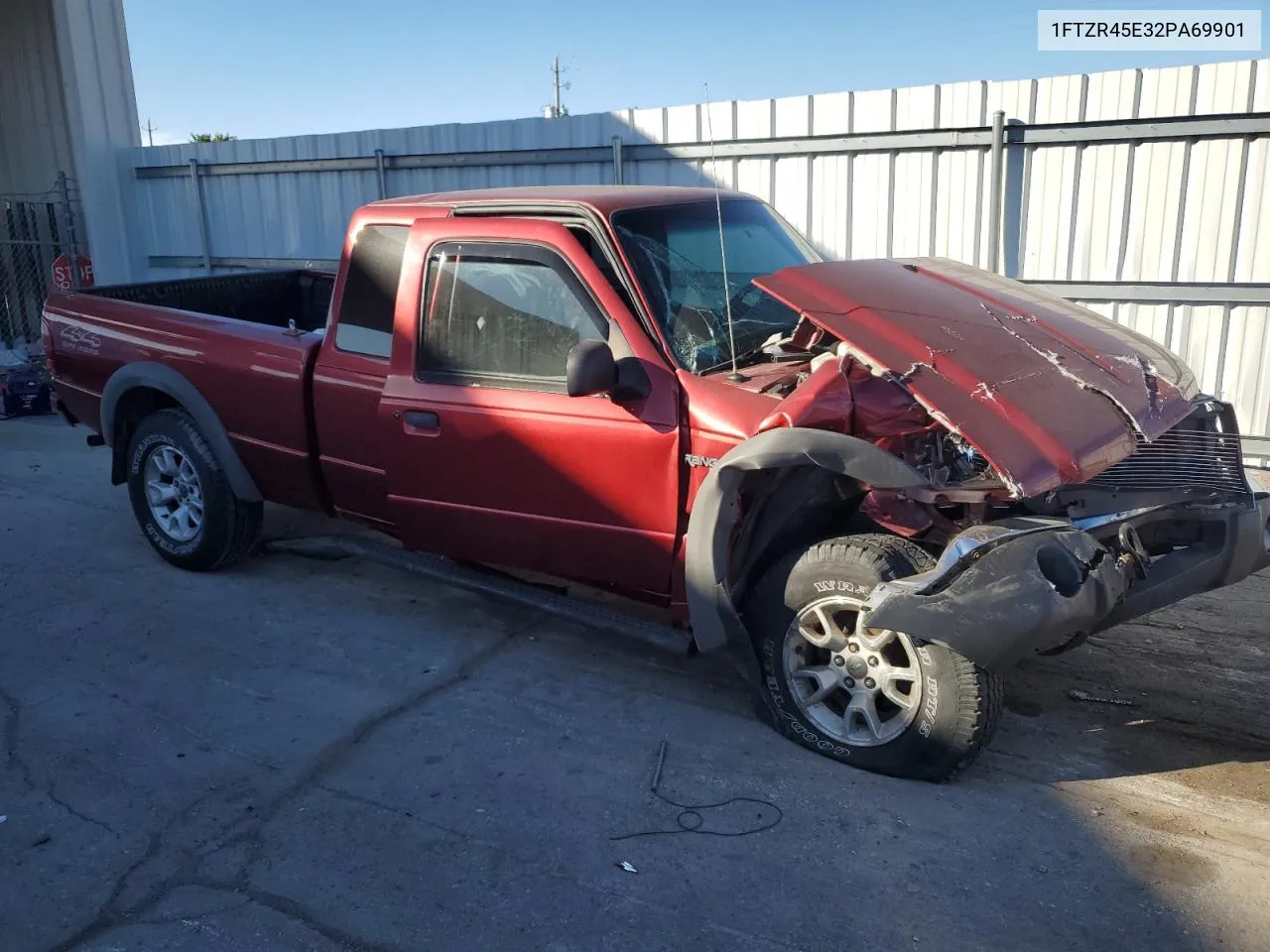 2002 Ford Ranger Super Cab VIN: 1FTZR45E32PA69901 Lot: 74611064