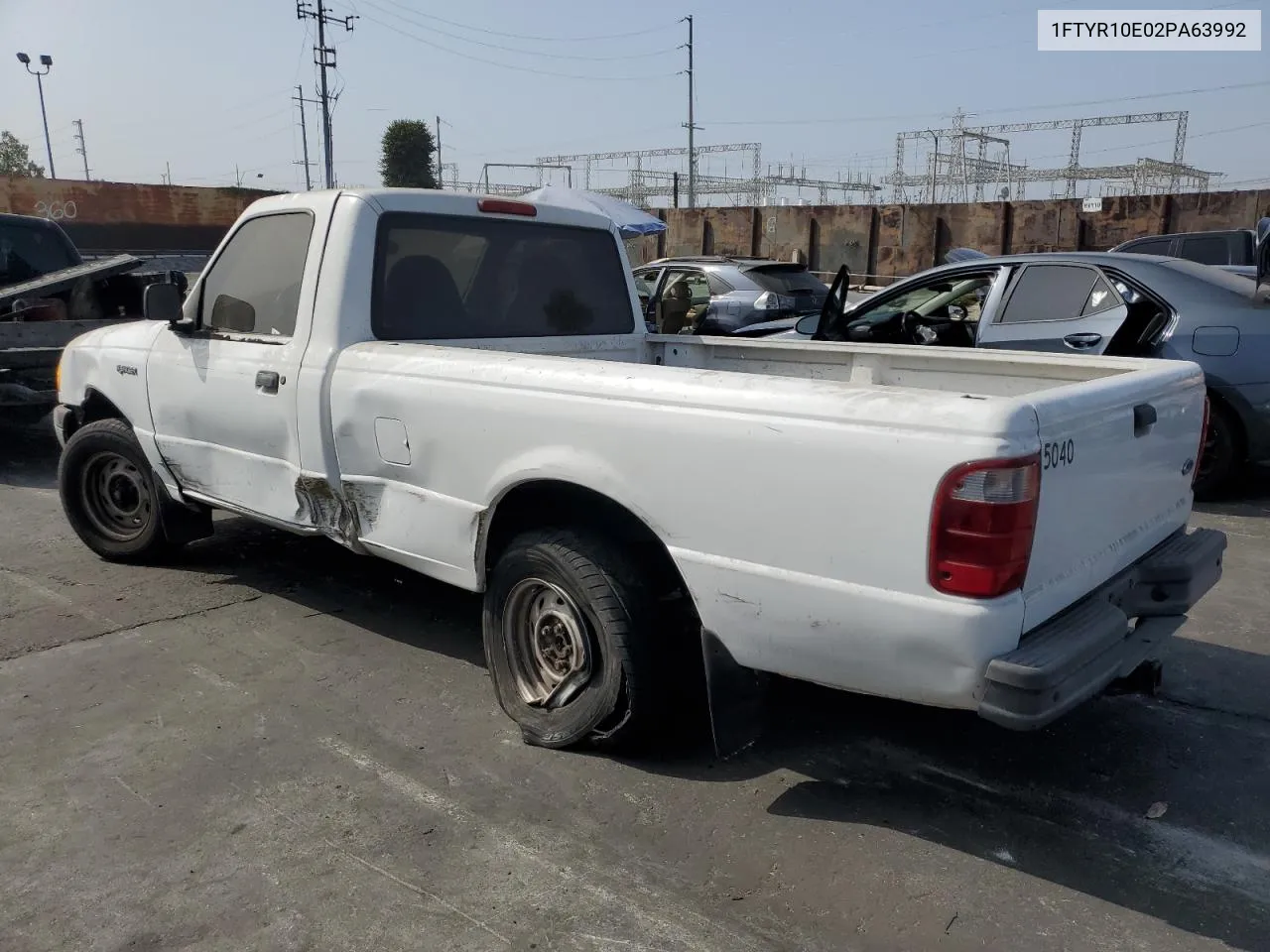 2002 Ford Ranger VIN: 1FTYR10E02PA63992 Lot: 74987714