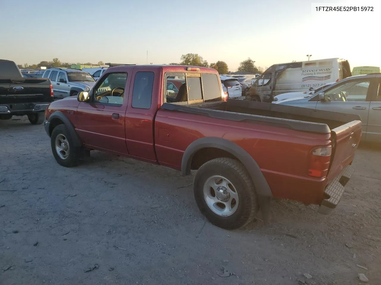 2002 Ford Ranger Super Cab VIN: 1FTZR45E52PB15972 Lot: 74988964