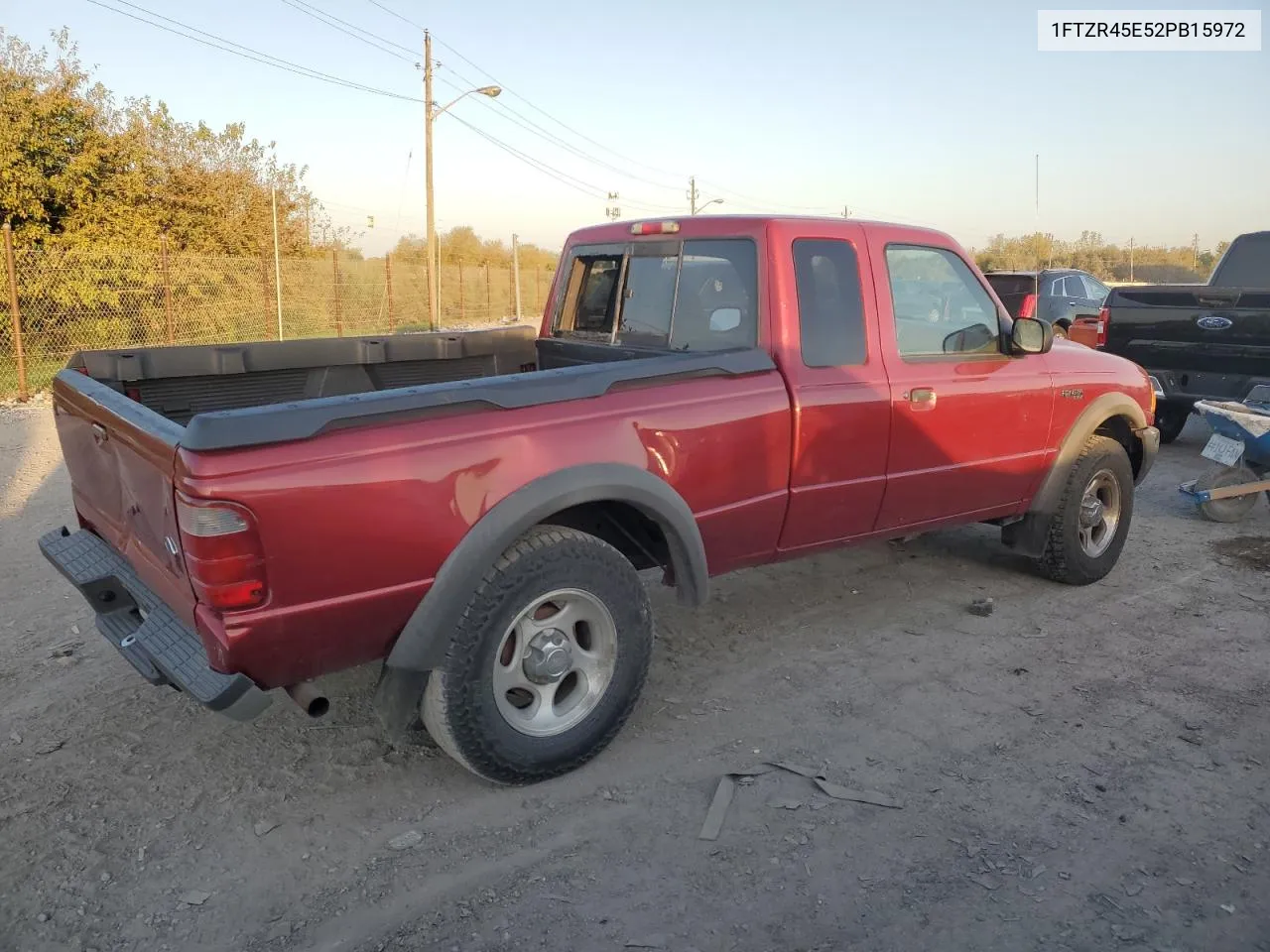 2002 Ford Ranger Super Cab VIN: 1FTZR45E52PB15972 Lot: 74988964