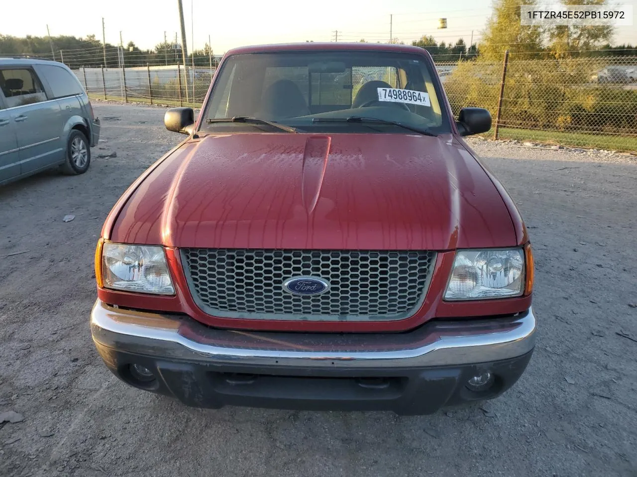 2002 Ford Ranger Super Cab VIN: 1FTZR45E52PB15972 Lot: 74988964