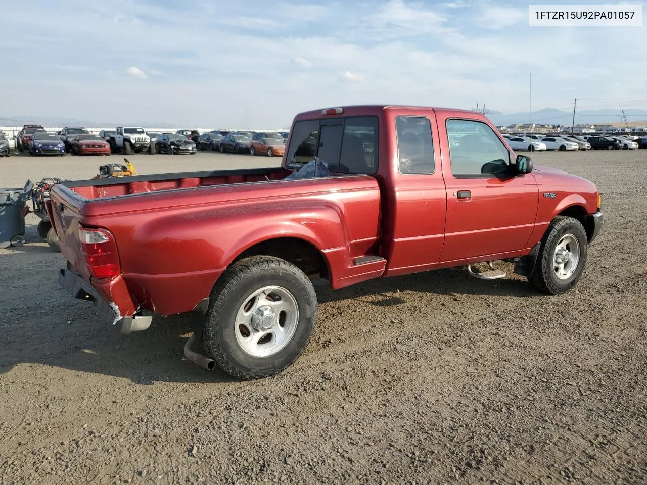 2002 Ford Ranger Super Cab VIN: 1FTZR15U92PA01057 Lot: 75025894