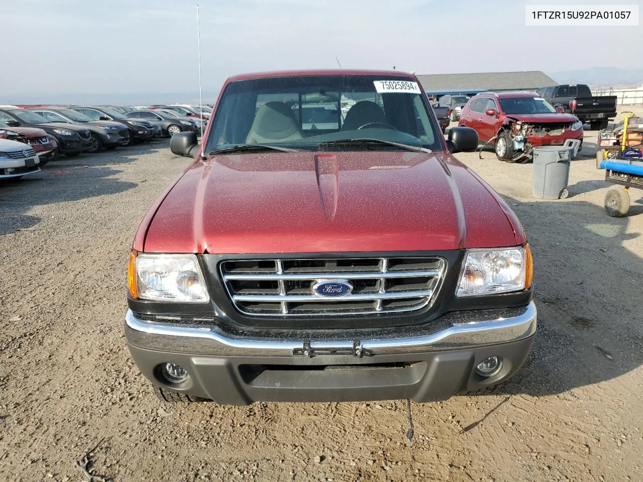 2002 Ford Ranger Super Cab VIN: 1FTZR15U92PA01057 Lot: 75025894