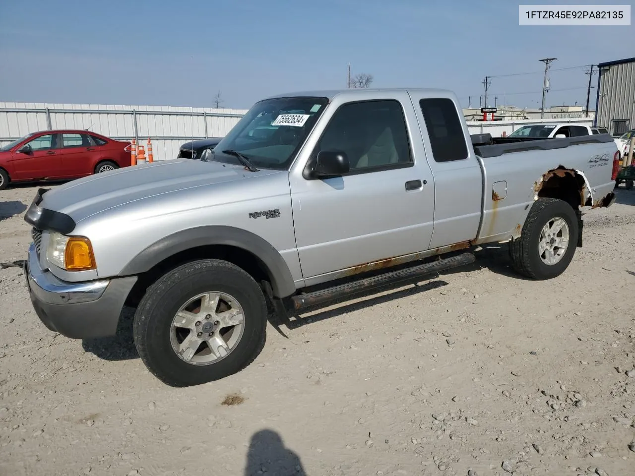 2002 Ford Ranger Super Cab VIN: 1FTZR45E92PA82135 Lot: 75562634