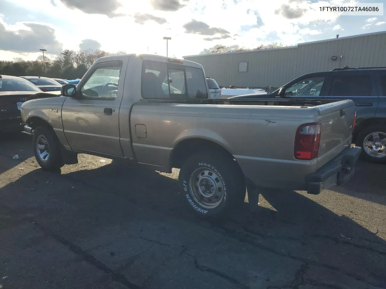 2002 Ford Ranger VIN: 1FTYR10D72TA46086 Lot: 75674854