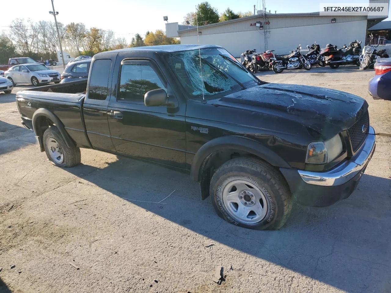 2002 Ford Ranger Super Cab VIN: 1FTZR45EX2TA06687 Lot: 75817384