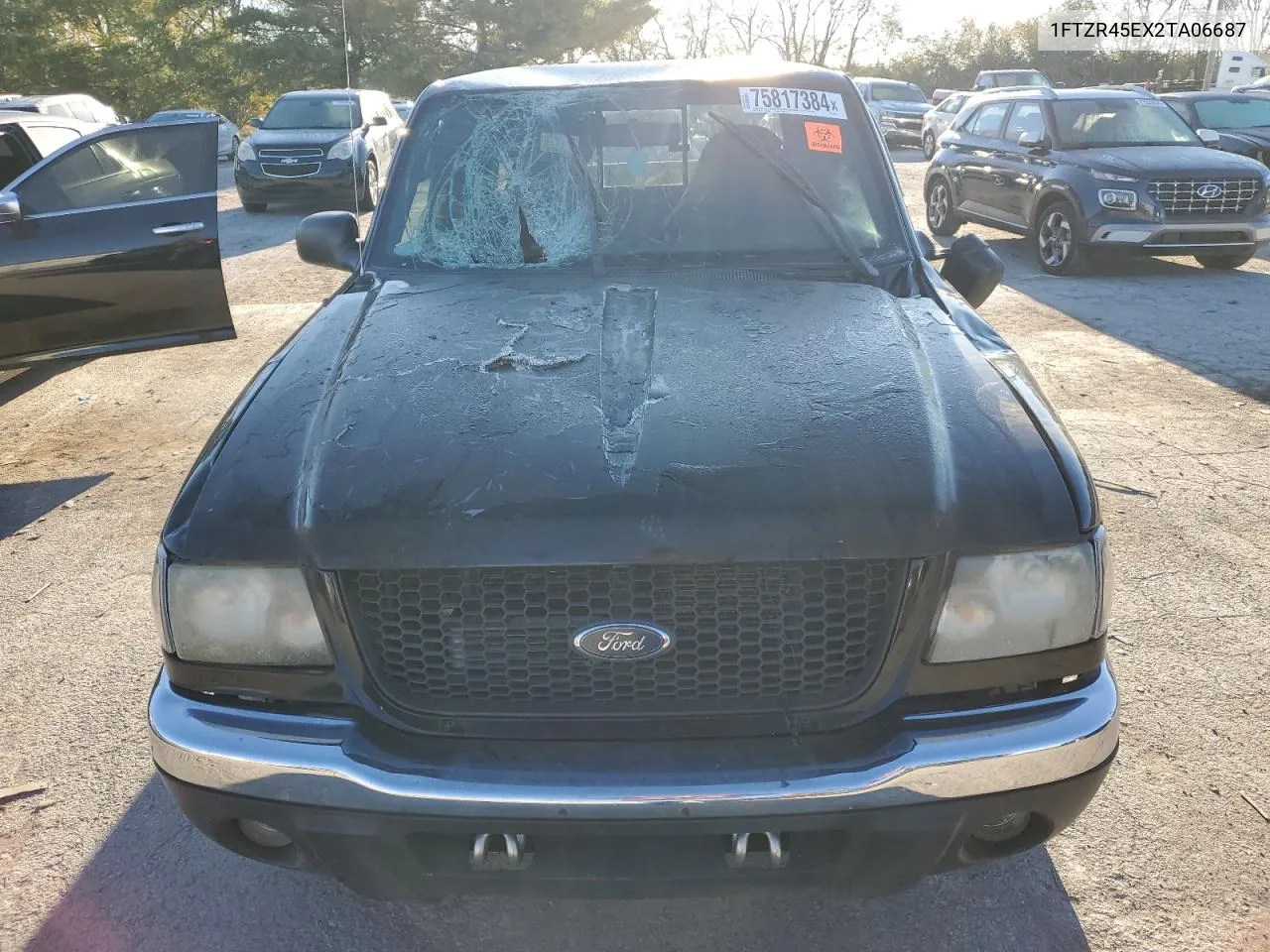 2002 Ford Ranger Super Cab VIN: 1FTZR45EX2TA06687 Lot: 75817384