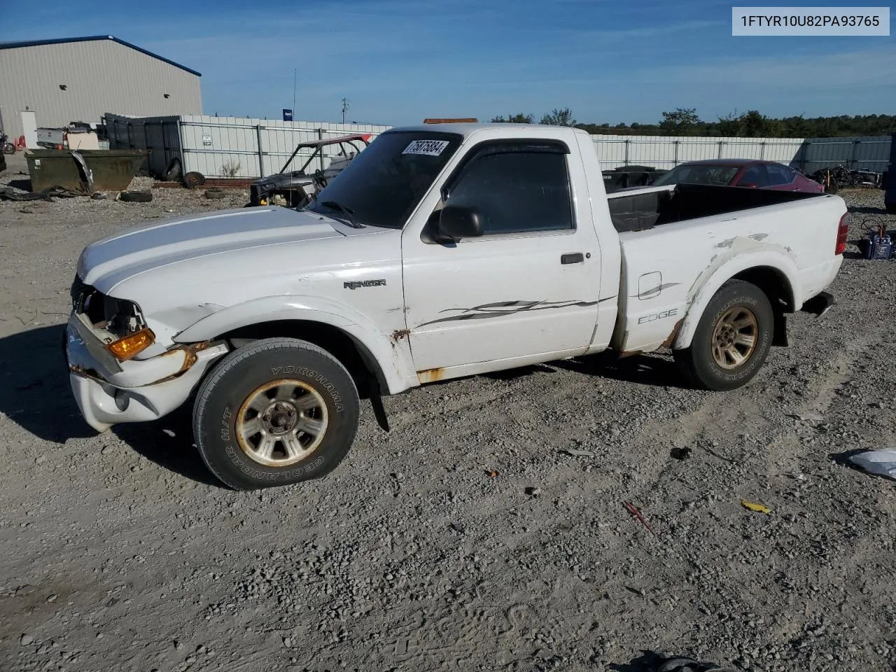 2002 Ford Ranger VIN: 1FTYR10U82PA93765 Lot: 75875884