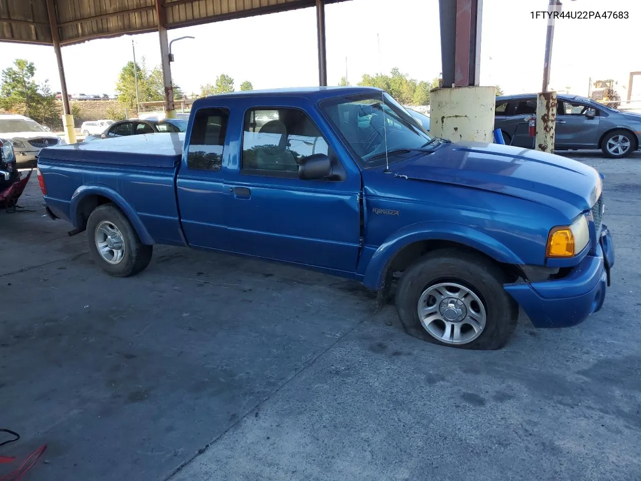 2002 Ford Ranger Super Cab VIN: 1FTYR44U22PA47683 Lot: 76008564