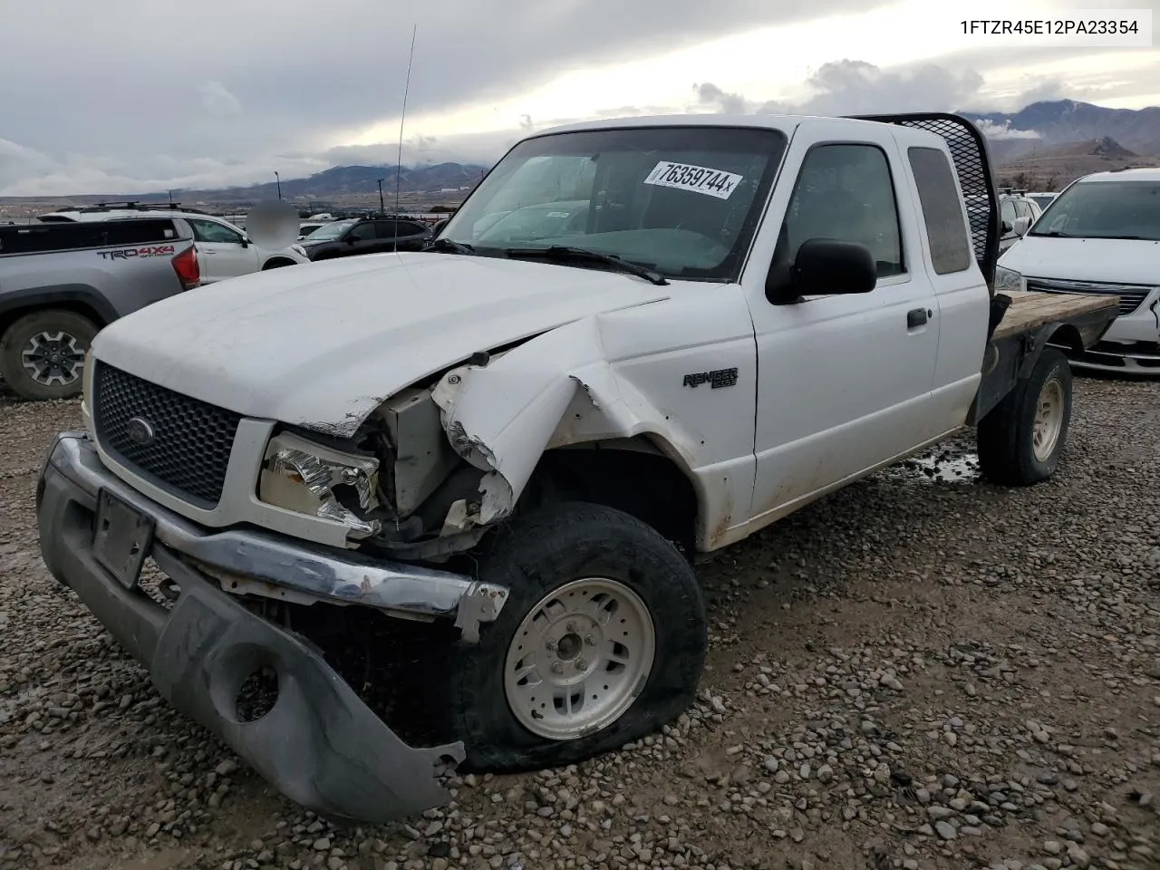 2002 Ford Ranger Super Cab VIN: 1FTZR45E12PA23354 Lot: 76359744