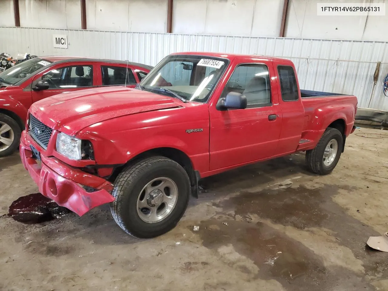 2002 Ford Ranger Super Cab VIN: 1FTYR14V62PB65131 Lot: 76687554