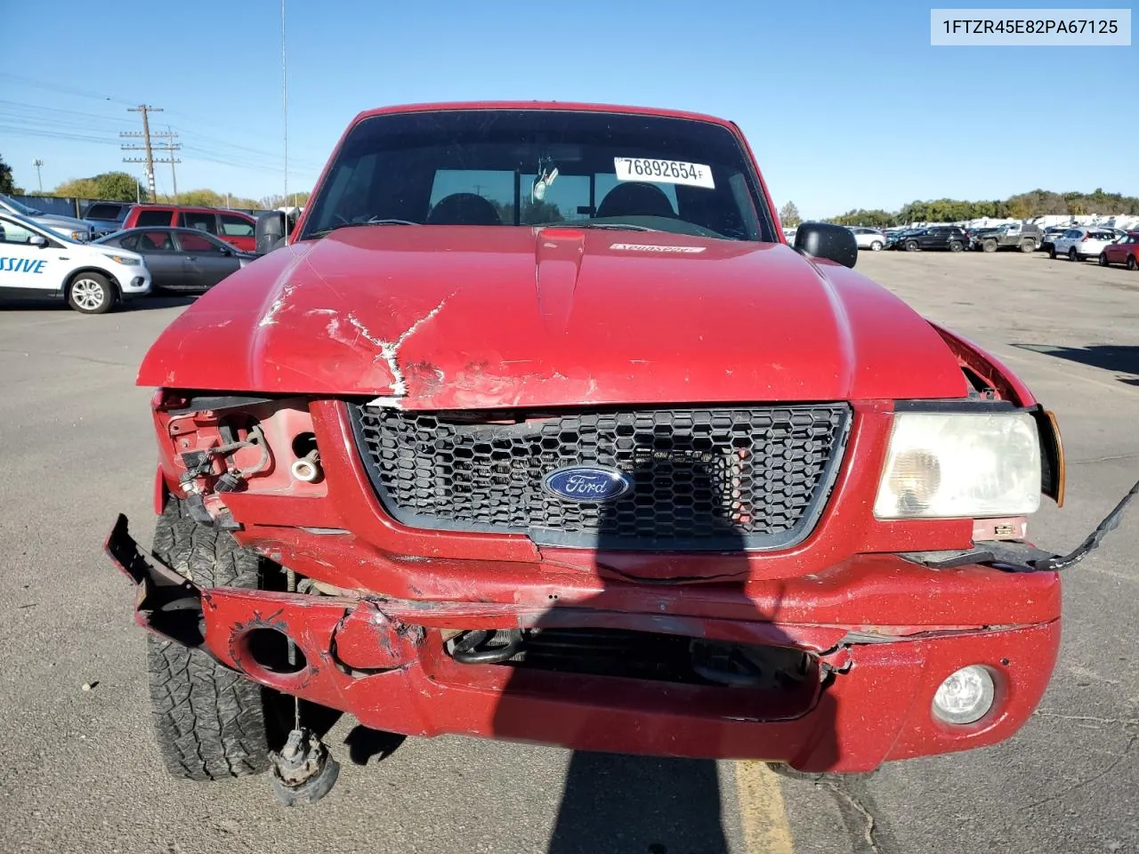 2002 Ford Ranger Super Cab VIN: 1FTZR45E82PA67125 Lot: 76892654