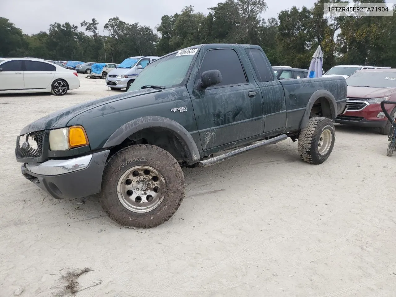 2002 Ford Ranger Super Cab VIN: 1FTZR45E92TA71904 Lot: 78067534