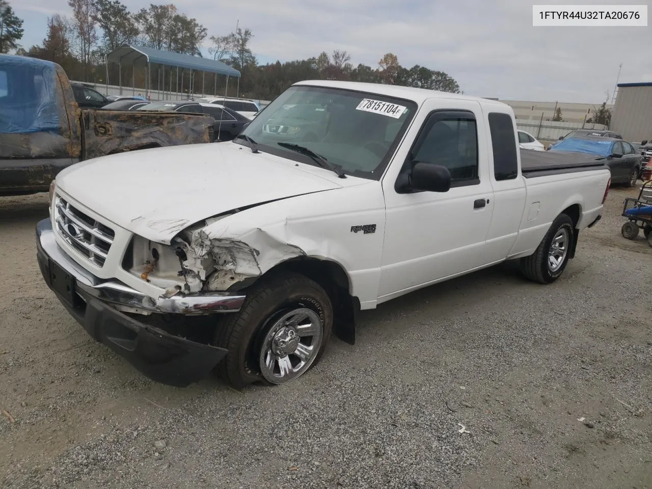 2002 Ford Ranger Super Cab VIN: 1FTYR44U32TA20676 Lot: 78151104