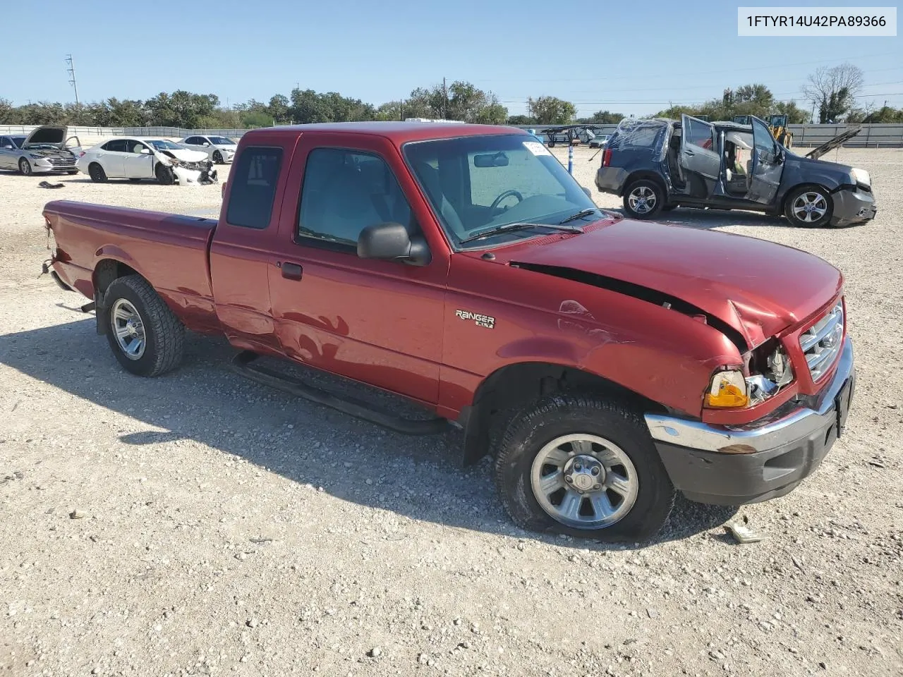 2002 Ford Ranger Super Cab VIN: 1FTYR14U42PA89366 Lot: 79158684