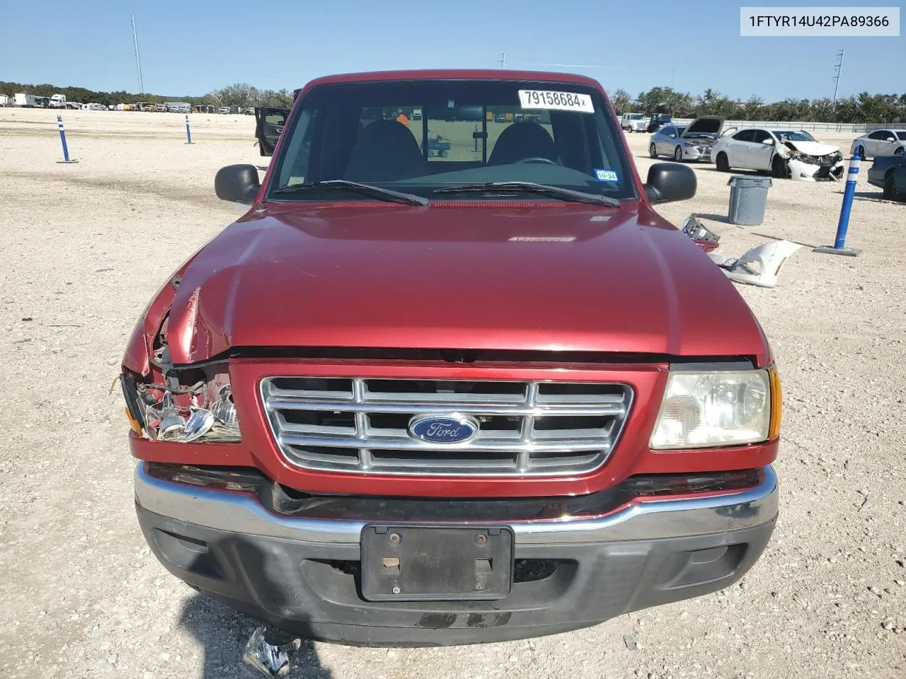 2002 Ford Ranger Super Cab VIN: 1FTYR14U42PA89366 Lot: 79158684