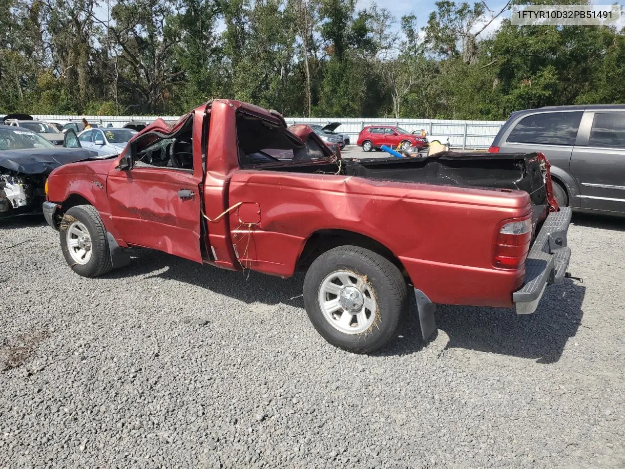 2002 Ford Ranger VIN: 1FTYR10D32PB51491 Lot: 79998374