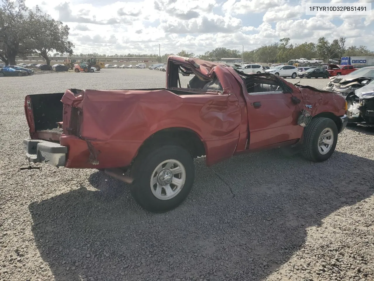 2002 Ford Ranger VIN: 1FTYR10D32PB51491 Lot: 79998374