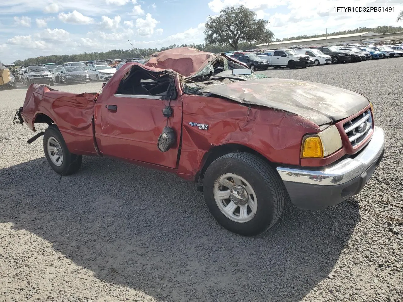 2002 Ford Ranger VIN: 1FTYR10D32PB51491 Lot: 79998374