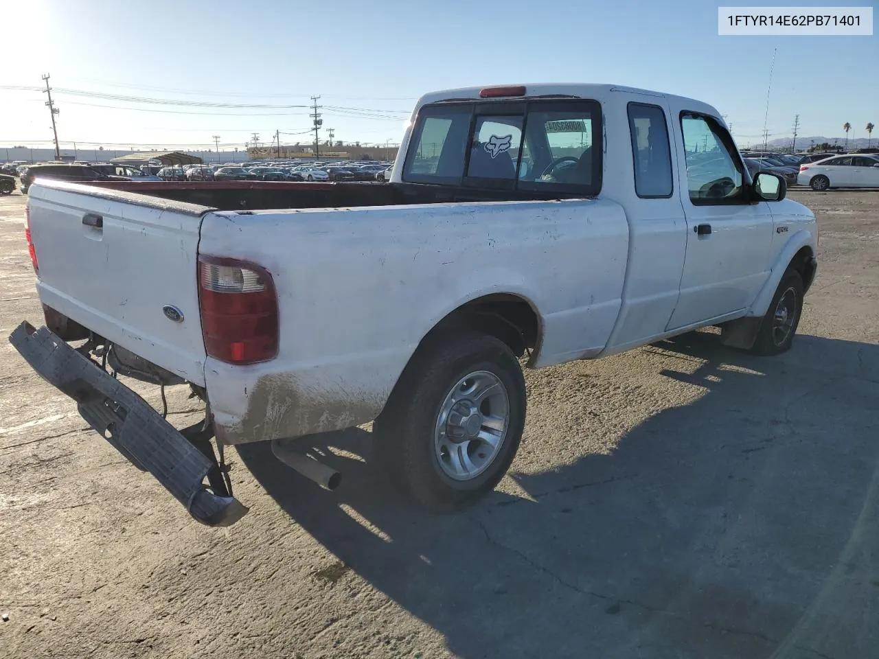 2002 Ford Ranger Super Cab VIN: 1FTYR14E62PB71401 Lot: 80083204