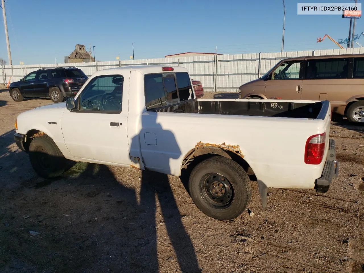 2002 Ford Ranger VIN: 1FTYR10DX2PB24160 Lot: 80392354