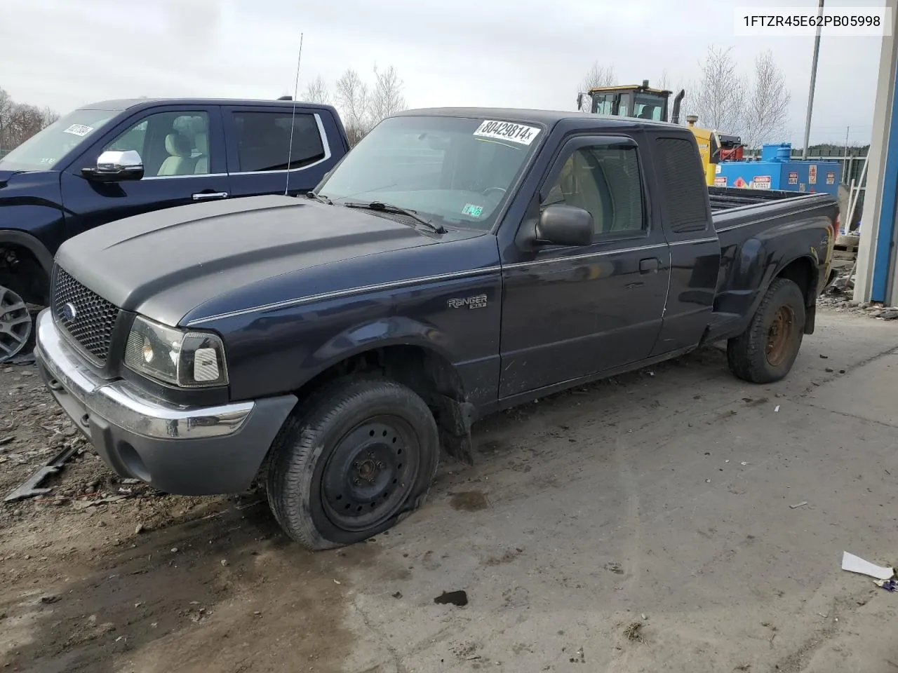 2002 Ford Ranger Super Cab VIN: 1FTZR45E62PB05998 Lot: 80429814