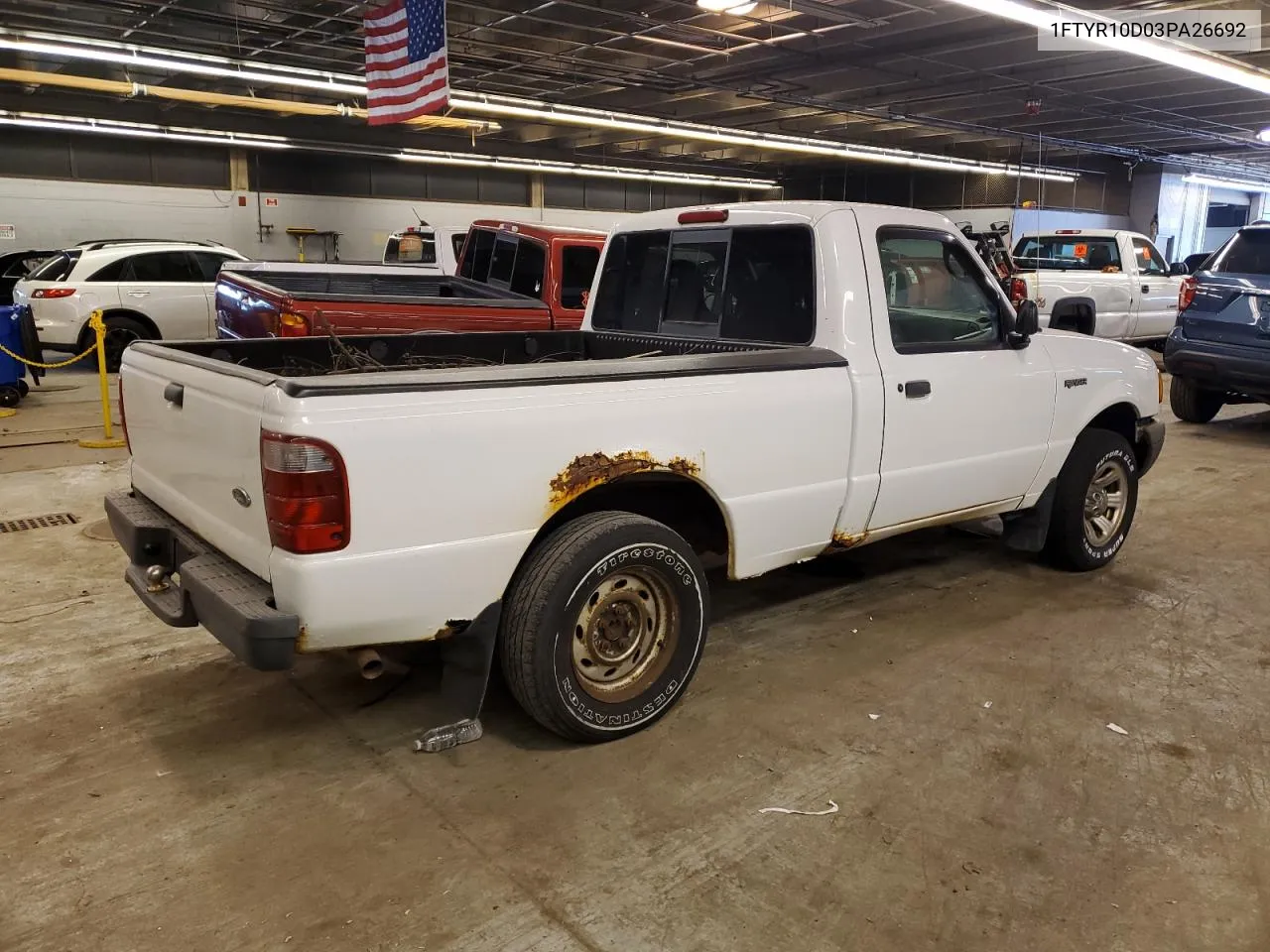 2003 Ford Ranger VIN: 1FTYR10D03PA26692 Lot: 49391984