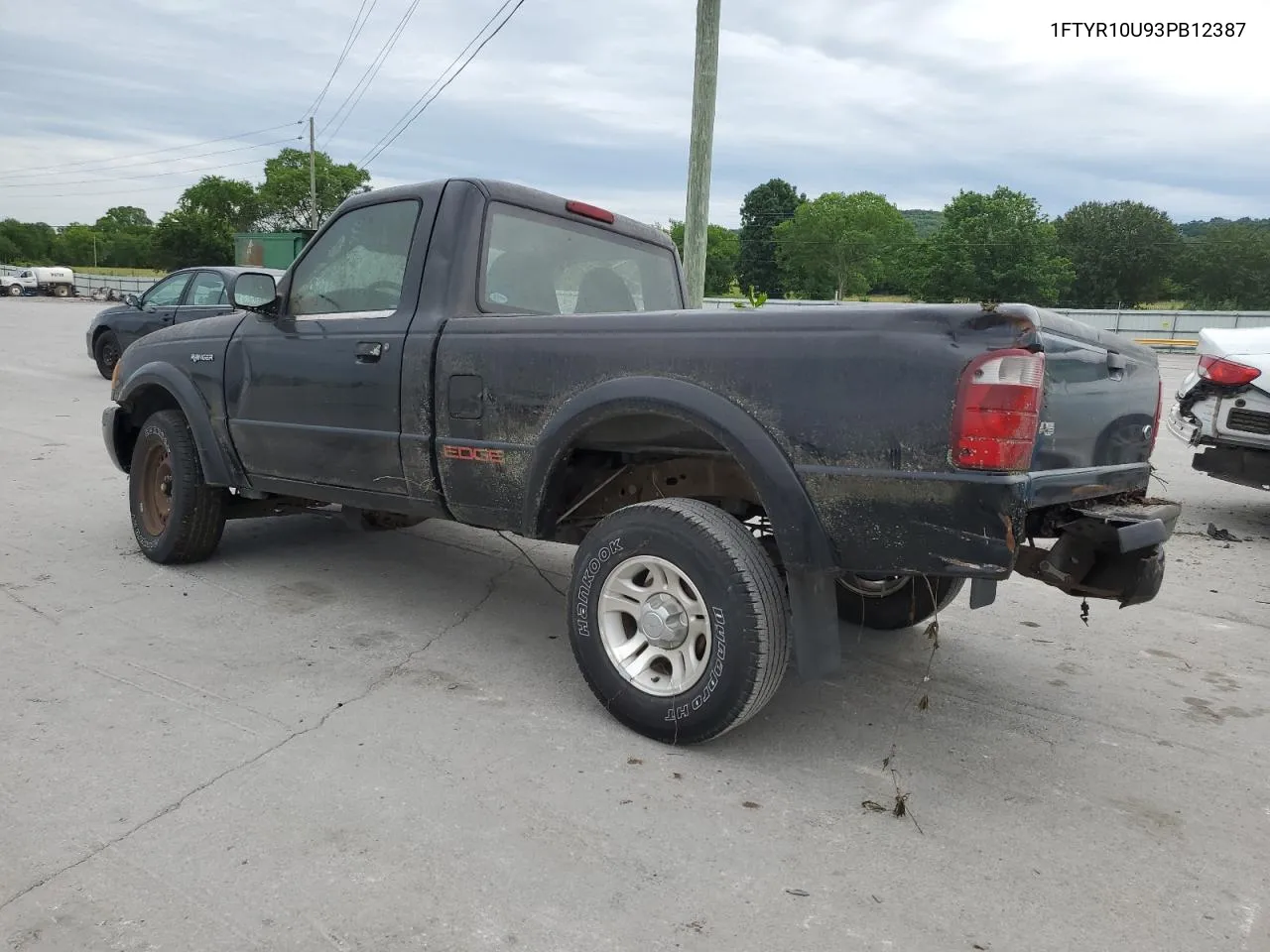 2003 Ford Ranger VIN: 1FTYR10U93PB12387 Lot: 54435534