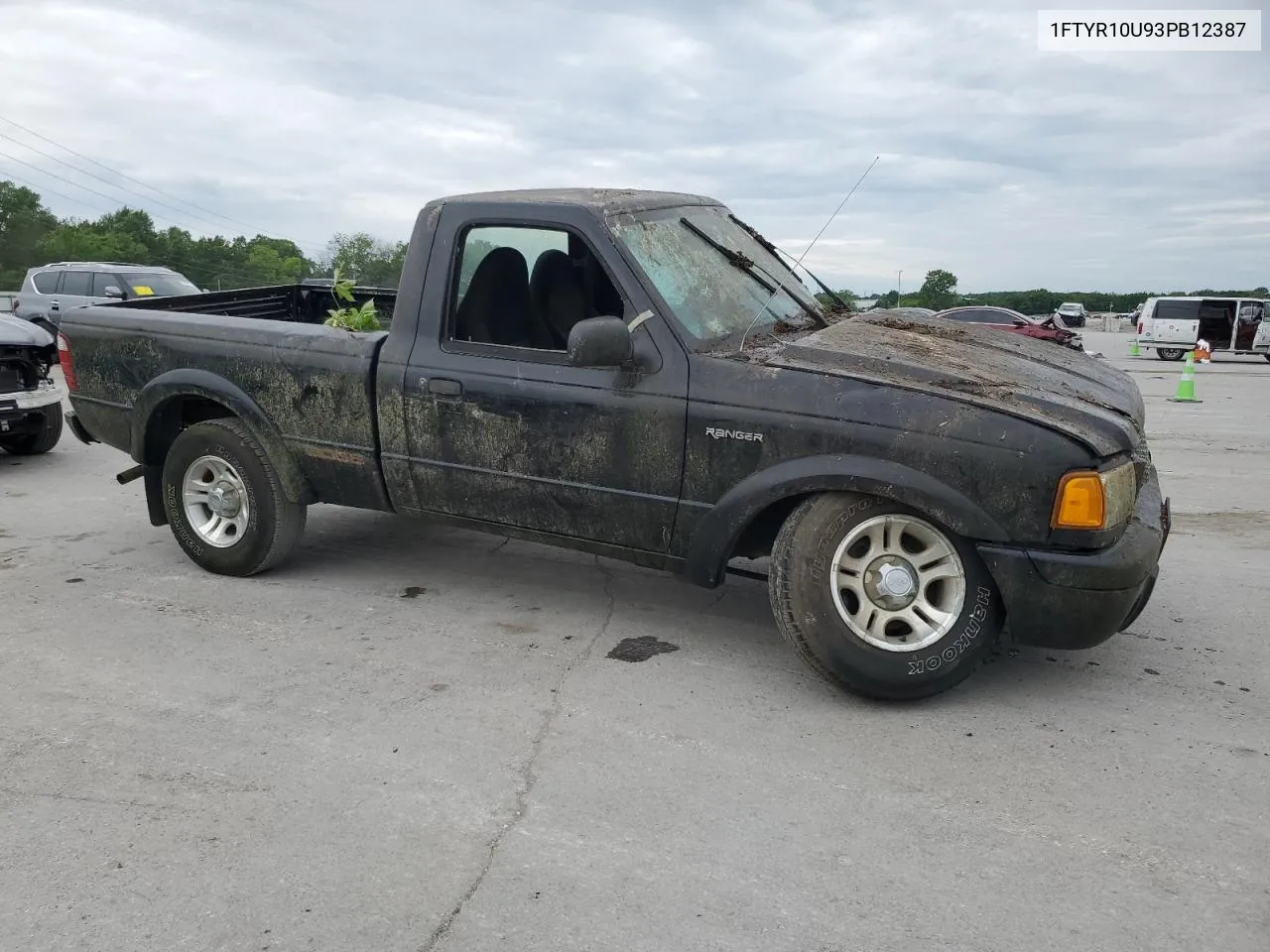 2003 Ford Ranger VIN: 1FTYR10U93PB12387 Lot: 54435534