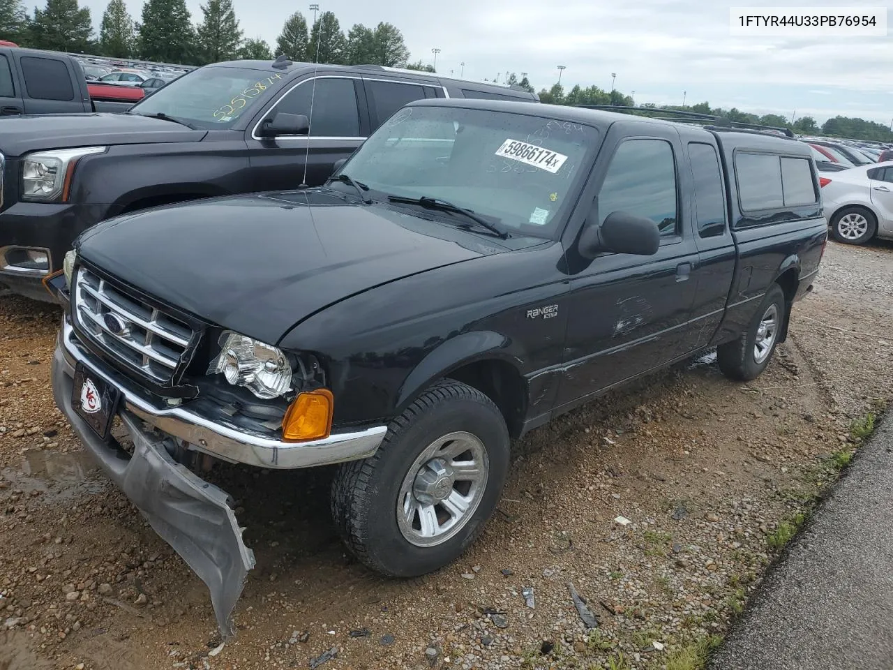 2003 Ford Ranger Super Cab VIN: 1FTYR44U33PB76954 Lot: 59866174