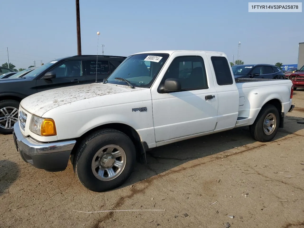 2003 Ford Ranger Super Cab VIN: 1FTYR14V53PA25878 Lot: 59880714