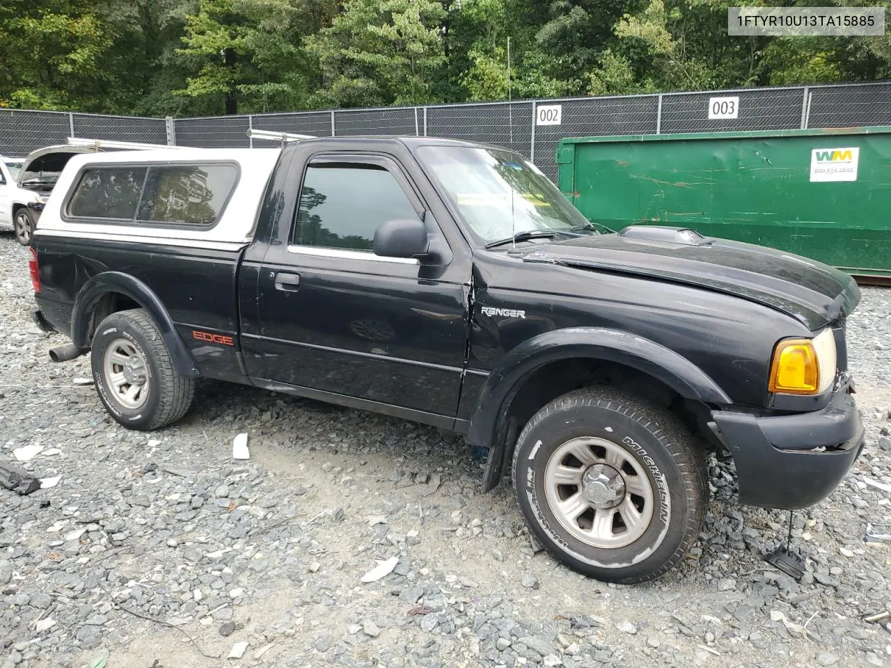 2003 Ford Ranger VIN: 1FTYR10U13TA15885 Lot: 63264494