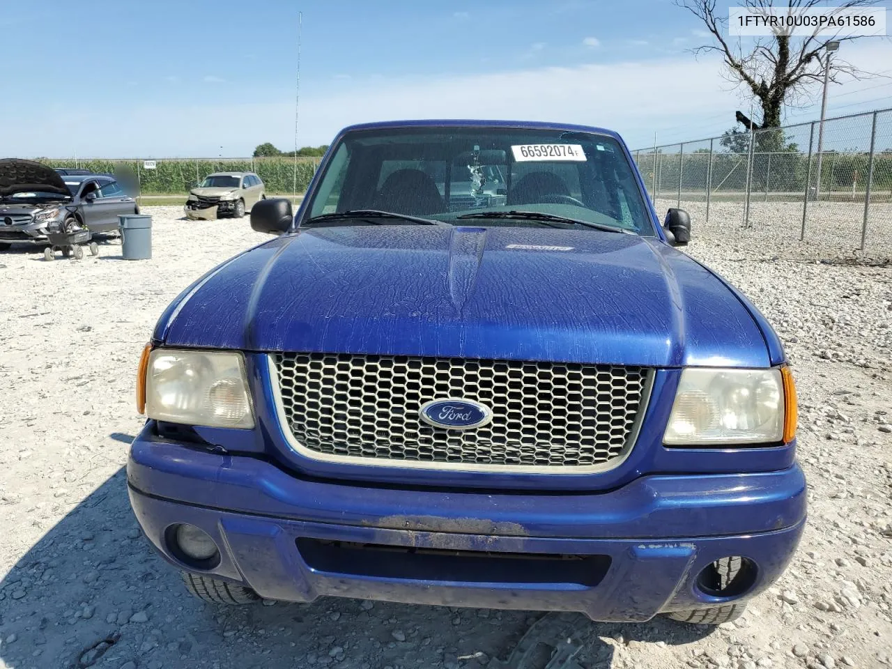 2003 Ford Ranger VIN: 1FTYR10U03PA61586 Lot: 66592074