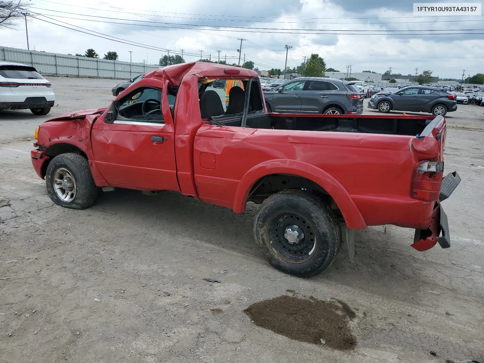 2003 Ford Ranger VIN: 1FTYR10U93TA43157 Lot: 66610794