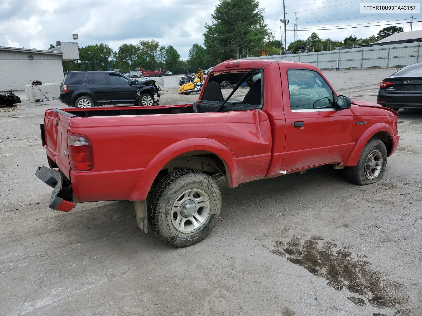 2003 Ford Ranger VIN: 1FTYR10U93TA43157 Lot: 66610794