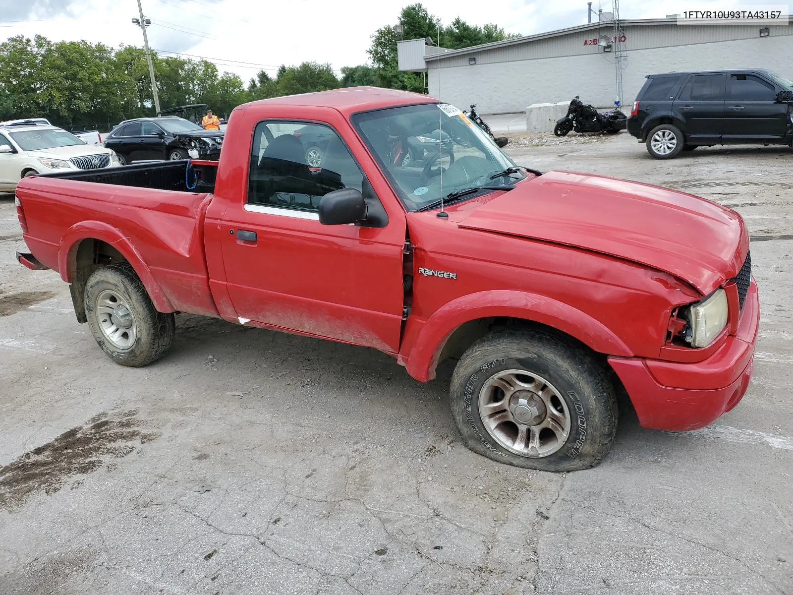 2003 Ford Ranger VIN: 1FTYR10U93TA43157 Lot: 66610794