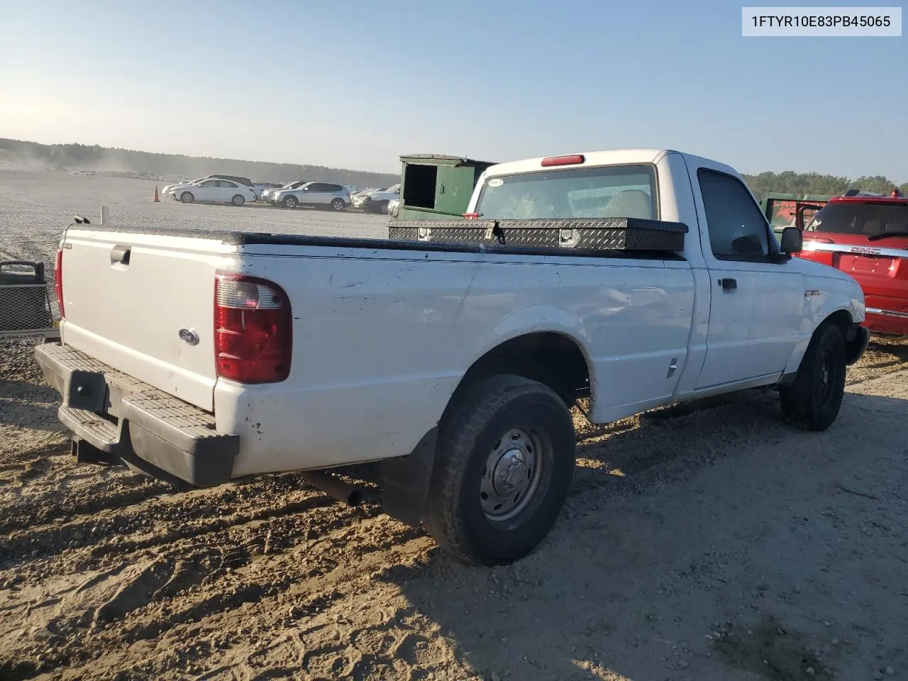 2003 Ford Ranger VIN: 1FTYR10E83PB45065 Lot: 68627504