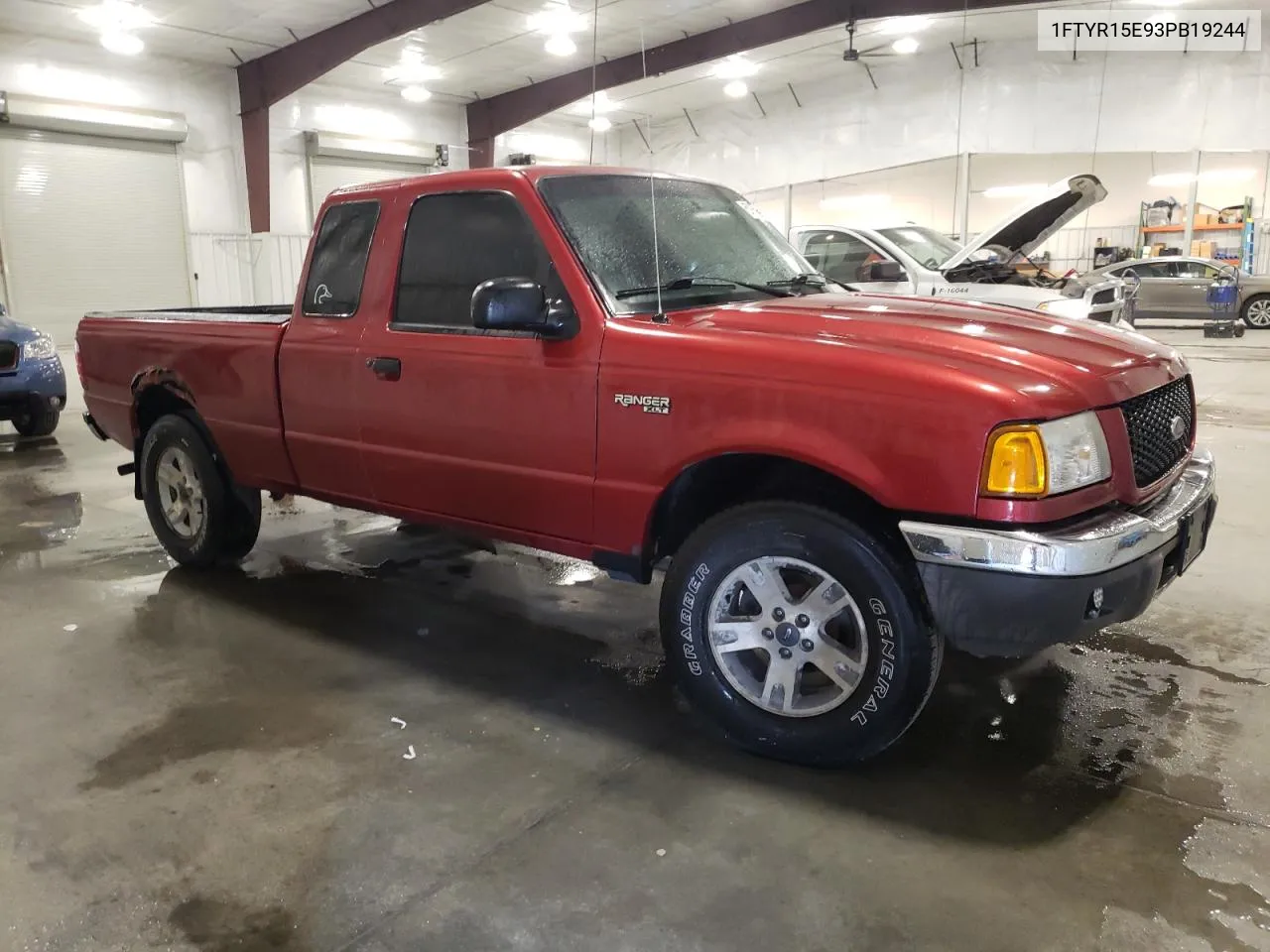 2003 Ford Ranger Super Cab VIN: 1FTYR15E93PB19244 Lot: 69092654