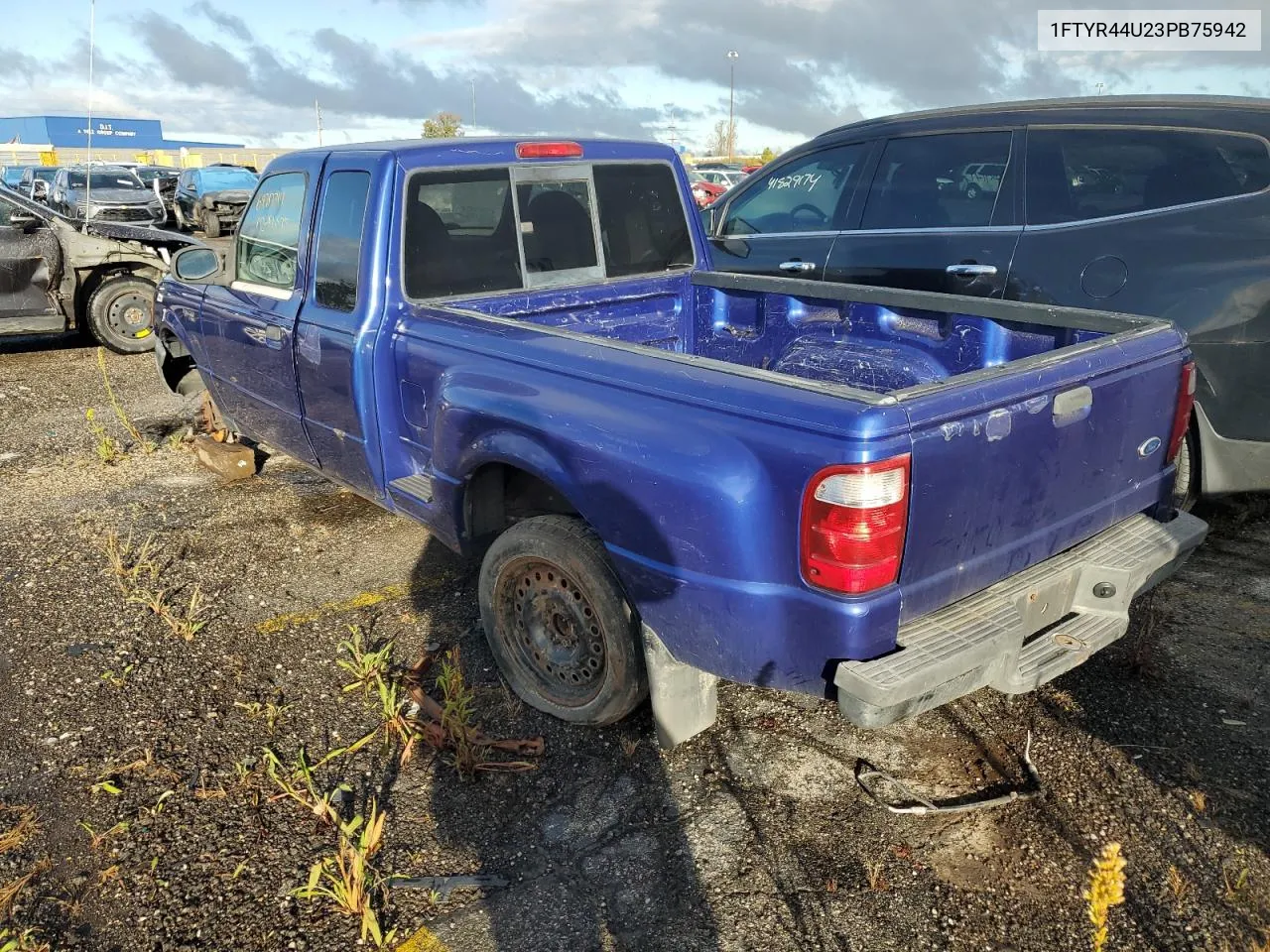 2003 Ford Ranger Super Cab VIN: 1FTYR44U23PB75942 Lot: 69717714