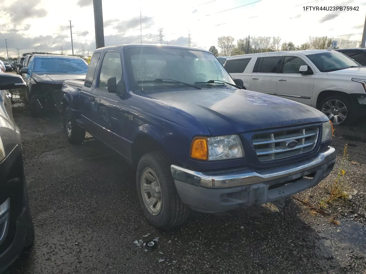 2003 Ford Ranger Super Cab VIN: 1FTYR44U23PB75942 Lot: 69717714