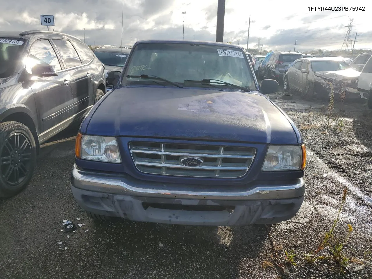 2003 Ford Ranger Super Cab VIN: 1FTYR44U23PB75942 Lot: 69717714